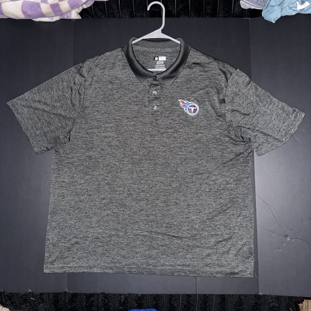 Men's XXL NFL Team Apparel Tennessee Titans NFL Football Perfomance Polo